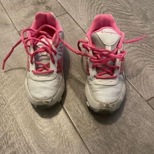 Girls Champion pink shoes size 13.5